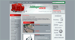 Desktop Screenshot of anhaenger-lesch.de